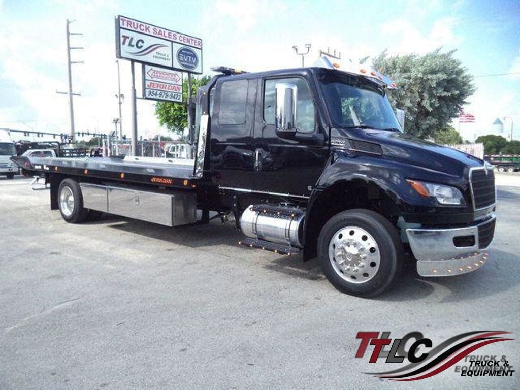 2027 International MV607 Extended Cab 22′ Jerrdan Rollback Tow Truck 22srrd6twlp Shark 300hp
