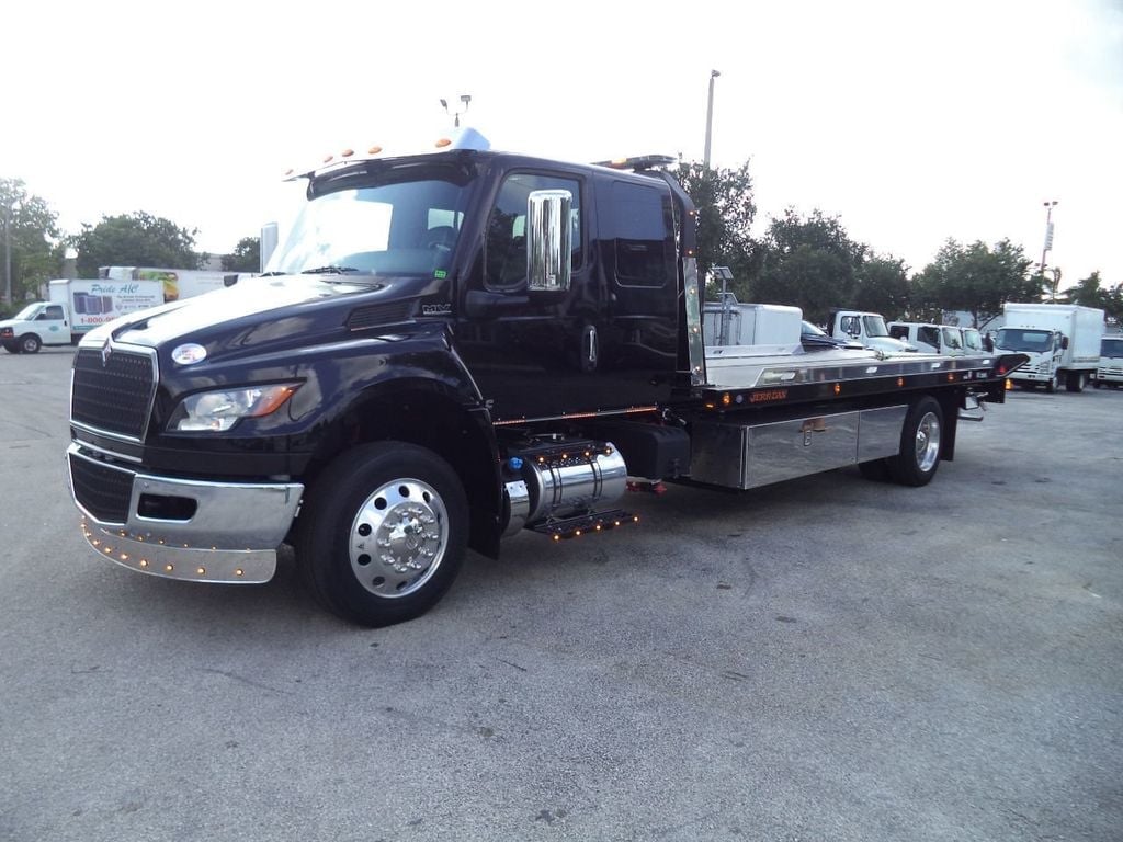 2027 International MV607 Extended Cab 22′ Jerrdan Rollback Tow Truck 22srrd6twlp Shark 300hp