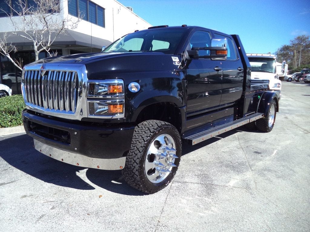 2023 International CV515 Crew Cab 4×4 w/ Wester Hauler Body Trucks StepSide Custom Truck