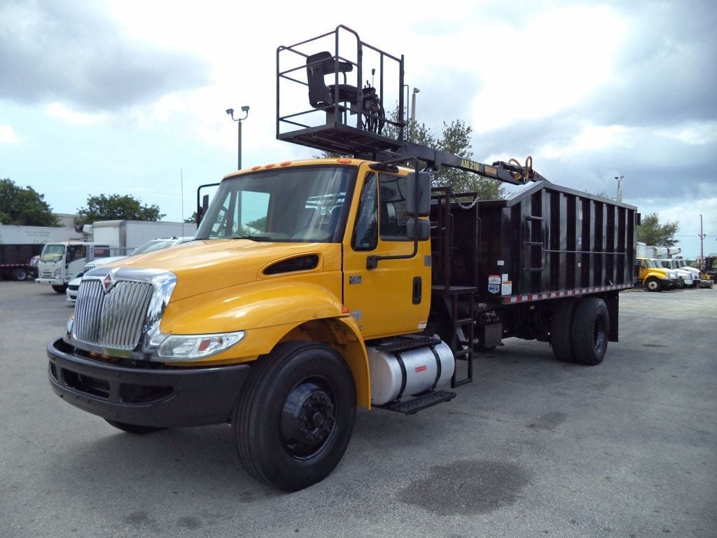 2019 International 4300 With New 21 Yard Grapple Truck 18ft Dump Garbage Truck