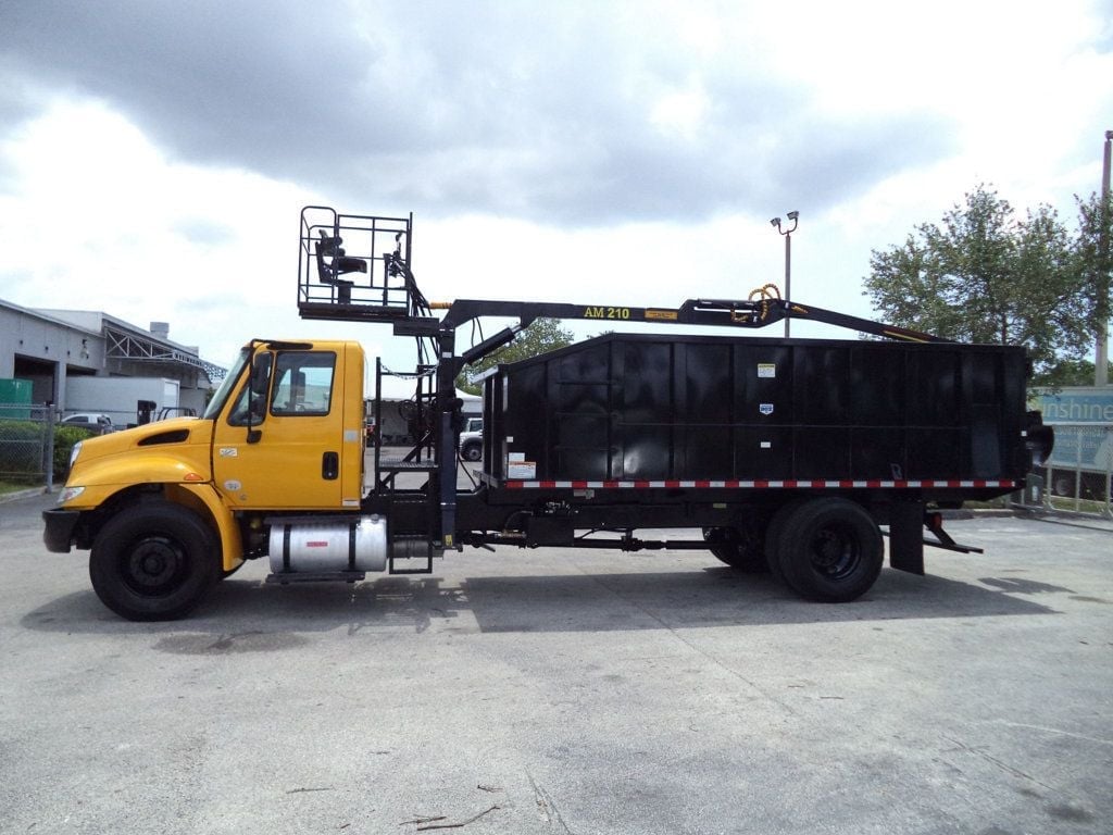 2019 International 4300 With New 21 Yard Grapple Truck 18ft Dump Garbage Truck