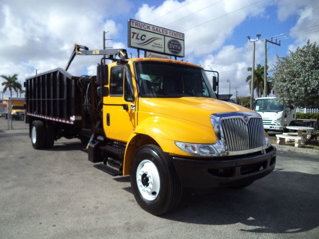 2019 International 4300 With New 21 Yard Grapple Truck 18ft Dump Garbage Truck
