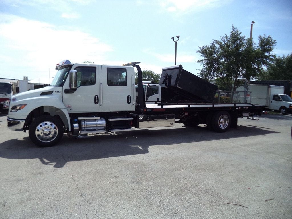 2026 International MV607 Crew Cab w/ 22′ JerrDan Car Carrier 6 Ton Low Pro Wide Rollback