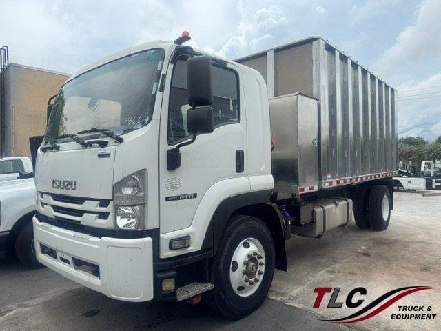2018 Isuzu FTR w/ New 16ft Aluminum Chipper Dump Landscape Dump Truck
