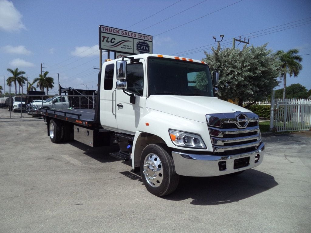 2026 HINO L6 Extended cab w/ 22ft Jerr-Dan Rollback Tow Truck Low Pro Car Carrier