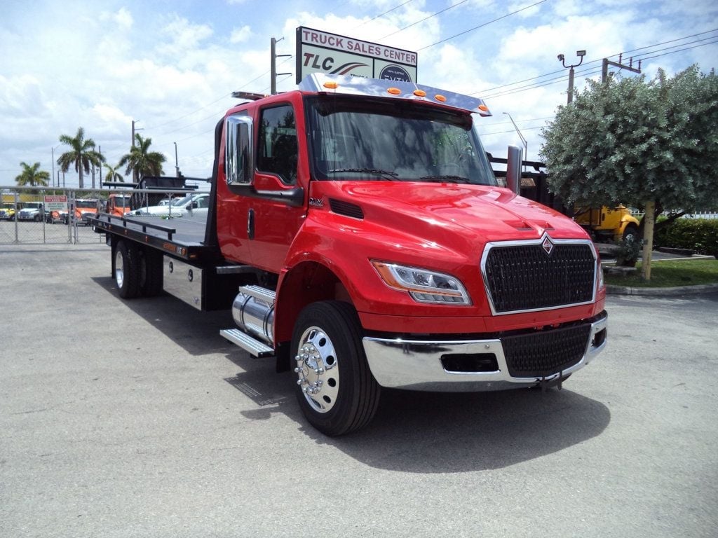 2027 International MV607 Extended Cab w/ 22′ JerrDan Car Carrier 6 Ton Low Pro Wide Rollback