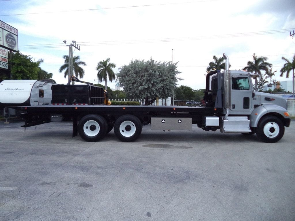 2015 Peterbilt 348 w/ JerrDan 26ft Industrial Carrier Tandem Axle Rollback