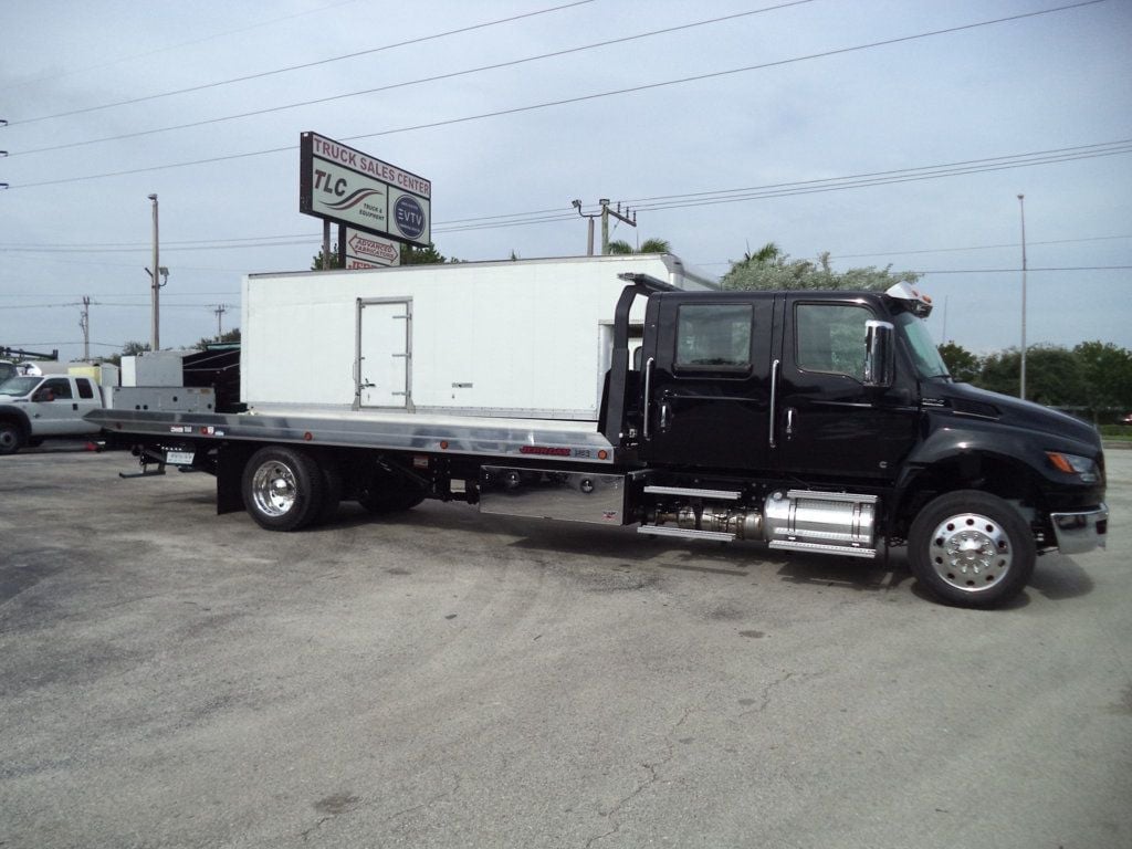 2026 International MV607 Crew Cab w/ 22ft JerrDan Car Carrier 6 Ton Wide Low Pro Rollback