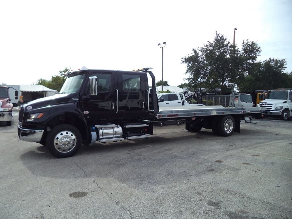 2026 International MV607 Crew Cab w/ 22ft JerrDan Car Carrier 6 Ton Wide Low Pro Rollback