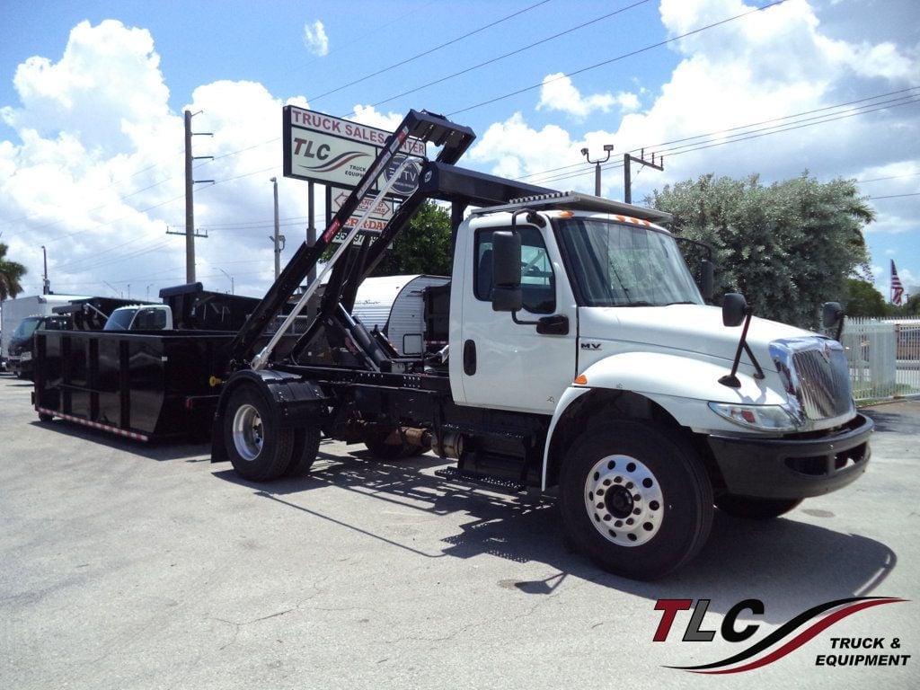 2020 International MV607 w/ 14ft Switch-N-Go Drop Box Dumpster Bin Rolloff Truck
