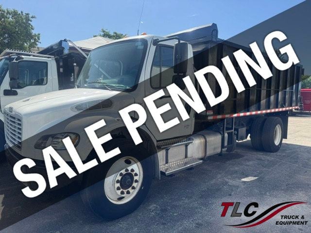 2018 Freightliner Business Class M2 106 w/ New 18ft Steel Trash Dump Body Landscape Dump