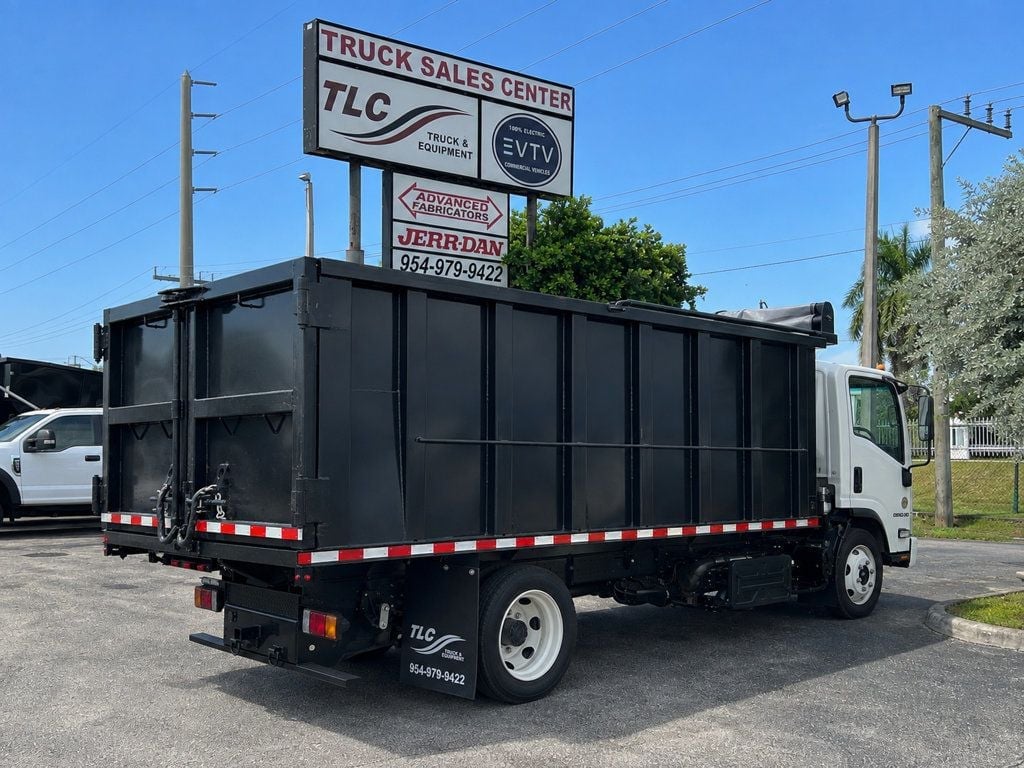 2022 Isuzu NRR w/ New 18ft Steel Trash Dump Body Landscape Dump