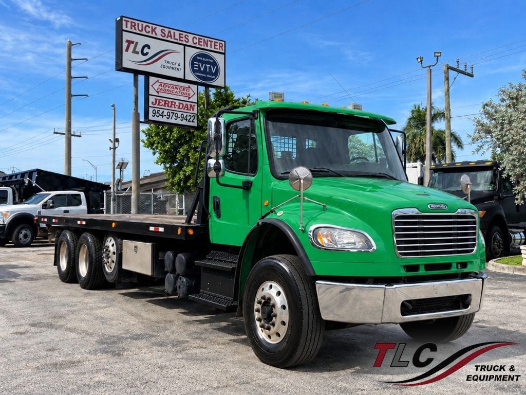 2017 Freightliner Business Class M2 106 w/ Century 28ft Industrial Carrier 15 Ton Tri Axle