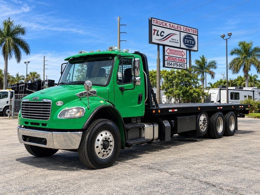 2017 Freightliner Business Class M2 106 w/ Century 28ft Industrial Carrier 15 Ton Tri Axle