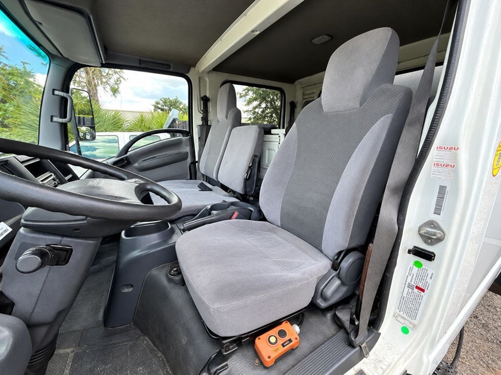 2016 Isuzu NPR XD CREW gas w/ 14ft Landscape Body Aluminum dump Truck