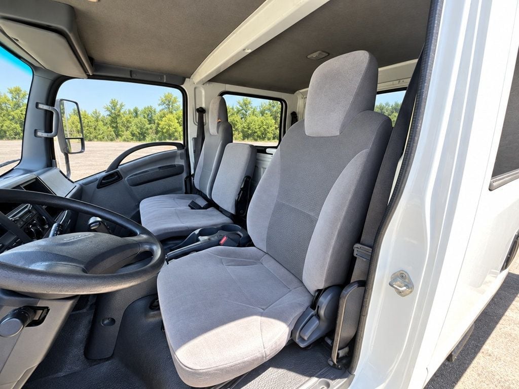 2017 Isuzu NPR XD CREW diesel w/ 14ft Landscape Body Aluminum dump Truck