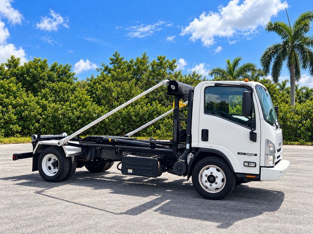 2021 Isuzu NRR w/ Hyva 13K Hooklift Rolloff Trash Container Truck