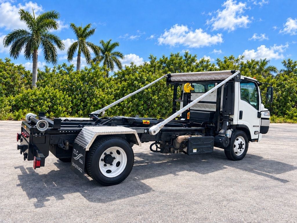 2021 Isuzu NRR w/ Hyva 13K Hooklift Rolloff Trash Container Truck